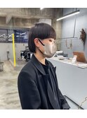 切りっぱなしマッシュボブ