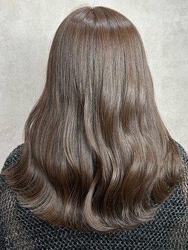 ルノン(LUNON) オリーブグレージュ/艶カラー/透明感カラー