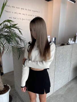 キング 枚方店(K!ng) 縮毛矯正髪質改善ハイライトレイヤーカット高槻美容室エクステ