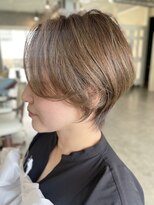 アトリエ エス atelier es HAIRDESIGN&nbsp;クールショート/顔まわりレイヤー/センターパート/無造作/こなれ
