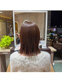 #切りっぱなしBob #ボブ　#ミディアムボブ