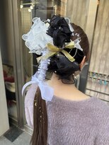 プライズ 錦糸町北口店(prize) 成人式ヘア/あみおろし/リボン/錦糸町北口