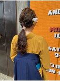 卒業式ヘアアレンジ