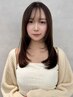 【アフタートリートメントでケアも】カット+縮毛矯正+トリートメント　￥19250