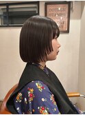 顔まわりカット/ボブ/顎ラインボブ/水平ボブ