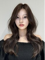 ノイズオオサカ 天王寺店(NOISM OSAKA)&nbsp;20代30代40代くびれミディ韓国ヘア小顔外ハネミディアムアッシュ