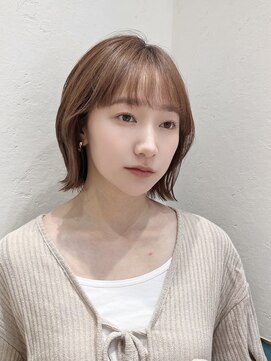 ロンド レグリーズ 立川(Lond leglise) ミニウルフレイヤーカット顔周り前髪韓国ショートボブ/立川