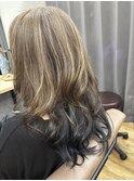 ハイトーングラデーションロングレイヤー