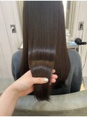 縮毛矯正×髪質改善◎ナチュラルストレート×うる艶ロングヘア