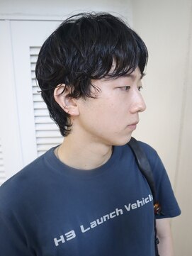 メンズレコ 渋谷(MEN'S LECO) メンズナチュラルショートニュアンスパーマ