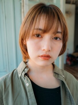 アエタ 岡崎店(Aeta) ナチュラル切りっぱなしボブ