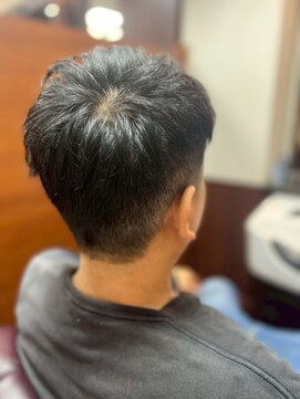 ケースタイル ヘアスタジオ 神保町店(K STYLE HAIR STUDIO) ツーブロック/アップバングショート/バーバースタイル/メンズ