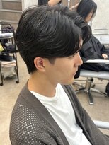 シエテ 津田沼(Siete)&nbsp;MEN’S HAIR/ブルーブラック/フェザーパーマ/津田沼