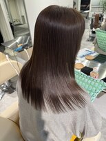 レヴリー(reverie)&nbsp;髪質改善トリートメントダークブラウン白髪ぼかしハイライト