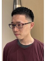 ヨシザワインク プレミアム 横浜 桜木町店(YOSHIZAWA Inc. PREMIUM) メンズ刈り上げソフトモヒカンショートスタイル
