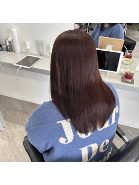 トイロ ウィステリア(toiro wisteria) 艶カラー+ボルドーレッド