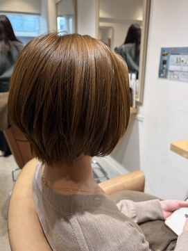 トリート 市川店(TREAT) ショートボブ×ベージュカラー