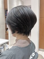 ピークアブー アヴェダ ギンザシックス(PEEK-A-BOO AVEDA GINZASIX)&nbsp;ショートボブ　丸み　ひし形　40代　50代　銀座　大人ショート