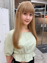 アロ 大阪梅田(alo)&nbsp;【momoa】くすみベージュカラー《ブリーチ/大阪梅田》