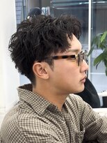 ウィル バイ ブラウン(Vir by Brown)&nbsp;MEN’S HAIR/サーフカール/刈り上げセンターパート/藤沢