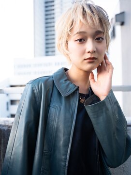 ユニ バイ ミリィ 四日市(uni by mily) 髪質改善×ケアブリーチ×ショートヘア