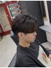 【滝田指名初回限定】メンズカット+髪質改善縮毛矯正¥12000