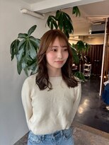 サラジュ 西宮北口店(SARAJU) くびれミディ×ベージュカラー