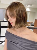ゴカン バイ ジル ブラン 名古屋(Gokan by JIL BLAN) ハイライトバレイヤージュダブルカラーショートカット30代40代