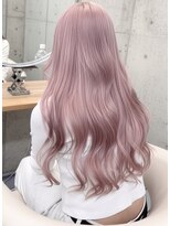 プネル 渋谷(PUNEL)&nbsp;原宿　ピンクミルクティーブロンド海外レイヤー/ケアブリーチ2回