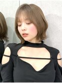 【大重】韓国風くびれボブ/レイヤー/前髪縮毛矯正/髪質改善/新宿