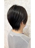 襟足すっきり♪丸みのある大人ショート