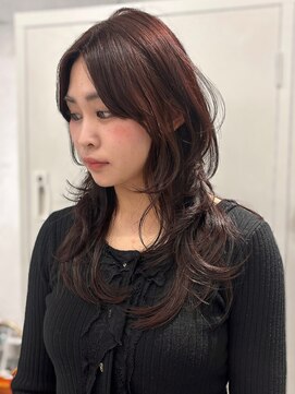 ローウェ 渋谷(Louwe) ミディアムハッシュカット　【ayami】
