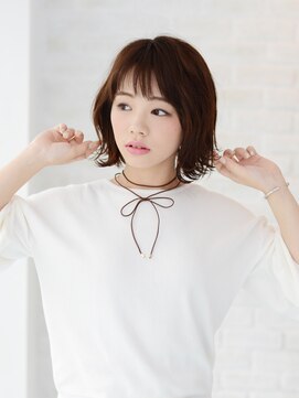 ヘアアンドメイク アース 入間店(HAIR&MAKE EARTH) 外ハネ無造作ボブ【EARTH入間店】