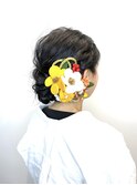 成人式ふんわりまとめ髪［浦安　新浦安　葛西　南行徳］