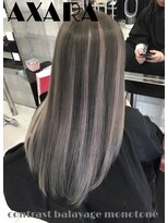 アザラ(AXARA)&nbsp;【AXARA 海老名】コントラスト・バレイヤージュ　モノトーン