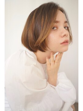 パール(PearL) 《PearL》ナチュラルショートボブ