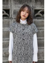 マウロア(MAULOA) 【MAULOA】重めロブ 顔周りレイヤースタイル