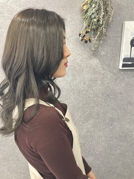 パーセント(percent) 【％枚方】ブリーチなし◎アッシュベージュ