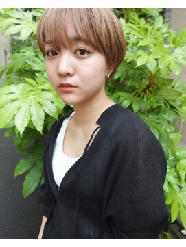 ソウ(sou) 【sou】中野担当！ベージュカラー　マッシュ　ショート