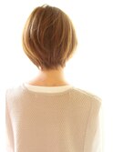 【30代40代50代】カットで決まる大人可愛いひし形ショート
