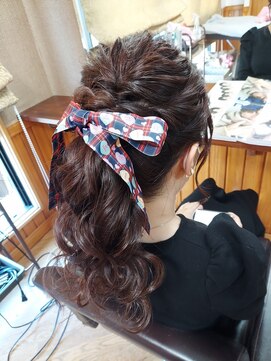 エクステンション クーチャー(Extention Cu'cha) おしゃかわポニーテール(^-^)