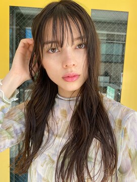 ガレージ バイ グリーン 原宿 表参道(Garage by green) 【loki】ロング×エアリーパーマ