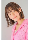 ワンカールミディアムボブ10代20代30代◎大人かわいい