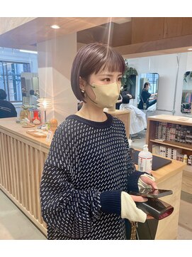 バド(bado) パープルグレー ミニボブ