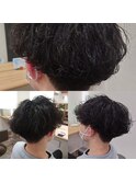 メンズ　スパイラルパーマ