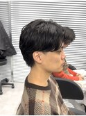 【曽我尾真生】 センターパート/ニュアンスパーマ/メンズパーマ