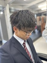 リプレイ 草津店(RIPLAY)&nbsp;ハイライト/マッシュパーマ/ウルフ/アッシュブラック