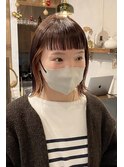 インナーカラー/外ハネボブ