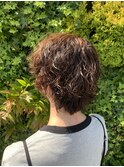 レディースショートパーマ