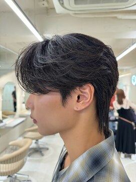 ニコ トウキョウ ヨコハマ(nico) メンズ/センターパート/ニュアンスパーマ